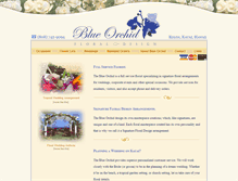 Tablet Screenshot of blueorchidkauai.com